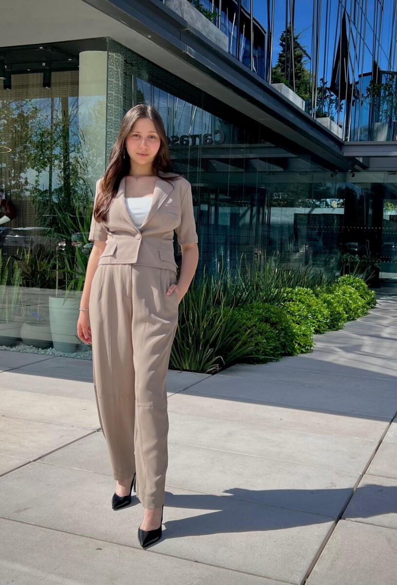 Pantalon Melina - Gris beige 