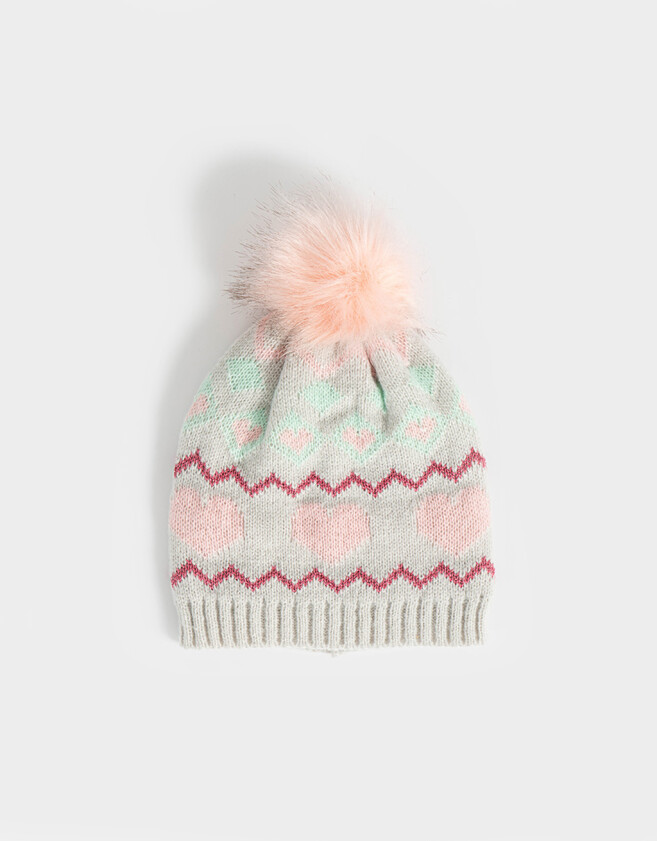 Gorros Infantiles Con pompones Gorro Infantil Tejido - Combinacion Multicolor