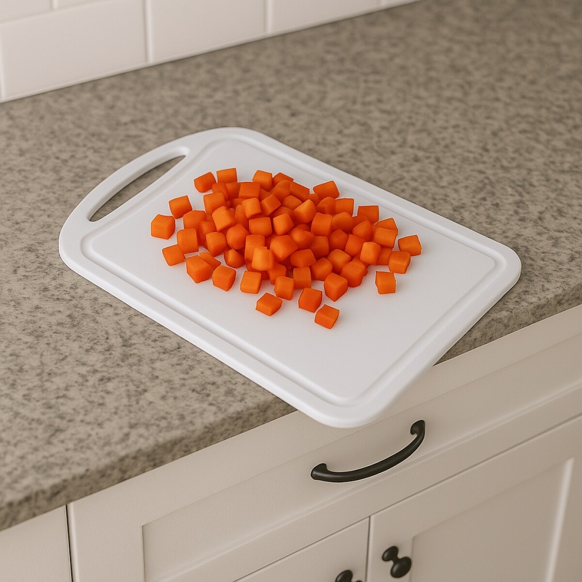 TABLA DE COCINA PARA PICAR 24 CM - BLANCO 