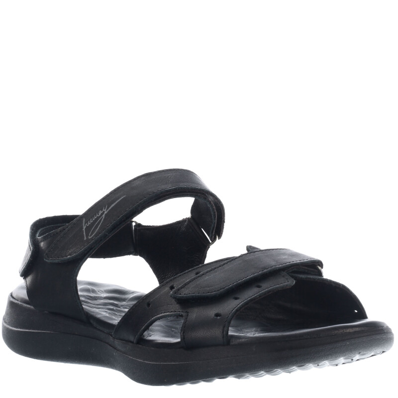 Sandalias de Mujer Freeway Casual c/Velcro Negro