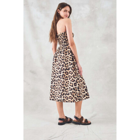Vestido Animal Print Multi