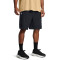 UA Vibe Woven Cargo Short-BRN BLK-001
