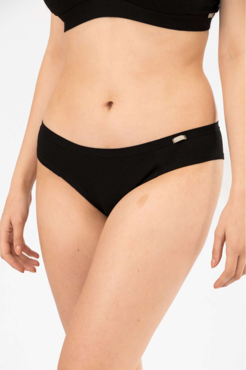 Bikini cotton - Negro 