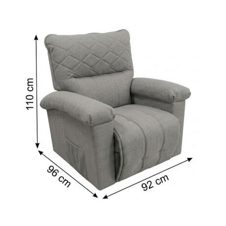 POLTRONA HELLEN RECLINABLE GAVEA 1 LUGAR GRIS POLTRONA HELLEN RECLINABLE GAVEA 1 LUGAR GRIS