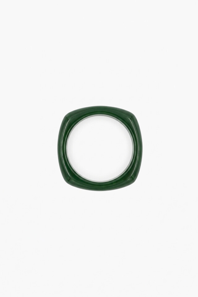 Pulsera acrilico verde oliva
