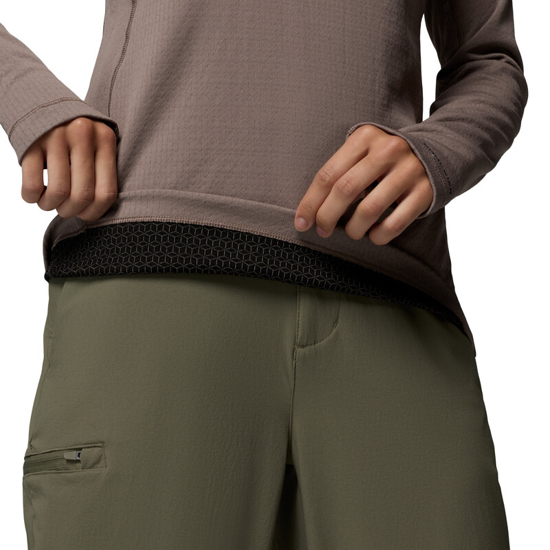 Remera DriVenture Half Zip Mujer Iron