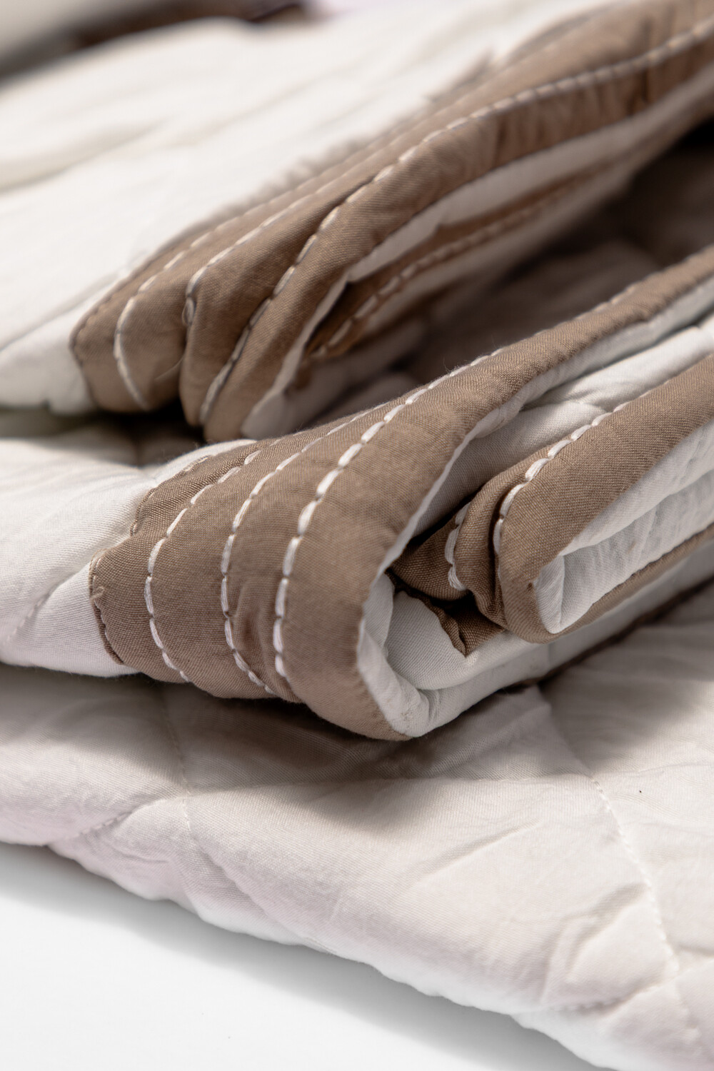 Cubrecama 2 Plazas Microfibra Washed Blanco