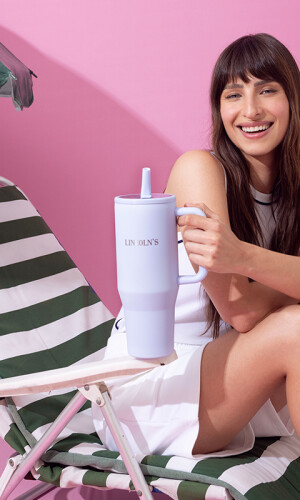 VASO TERMICO DRINKS LILA