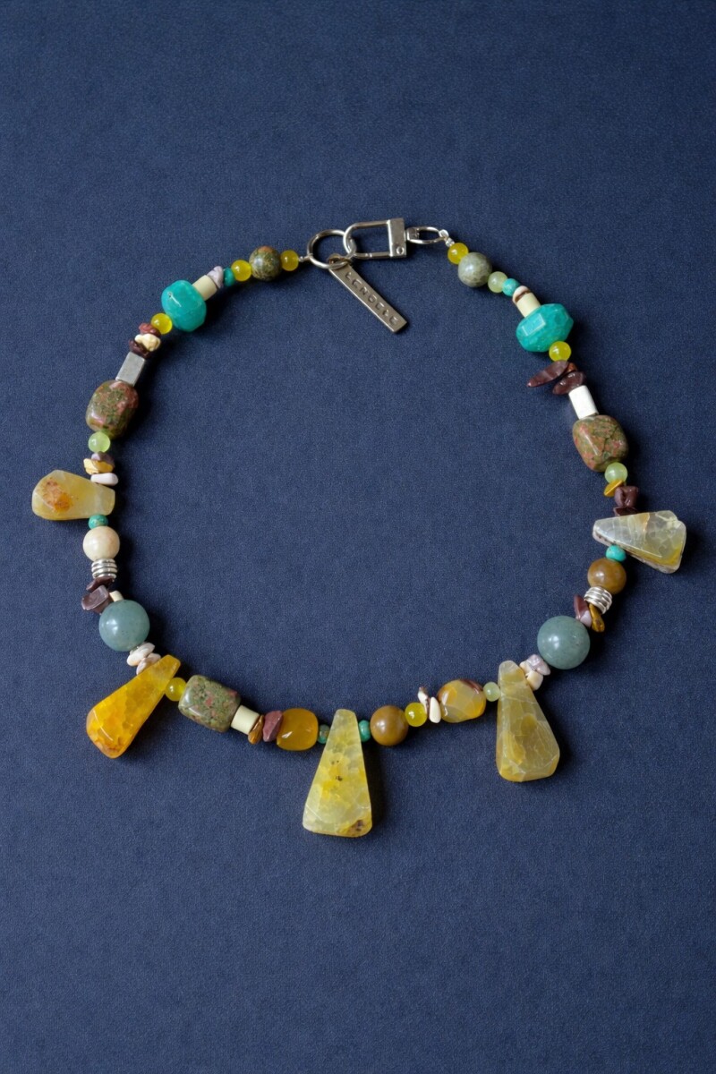Multistone Necklace Vol 2 - Caramel 