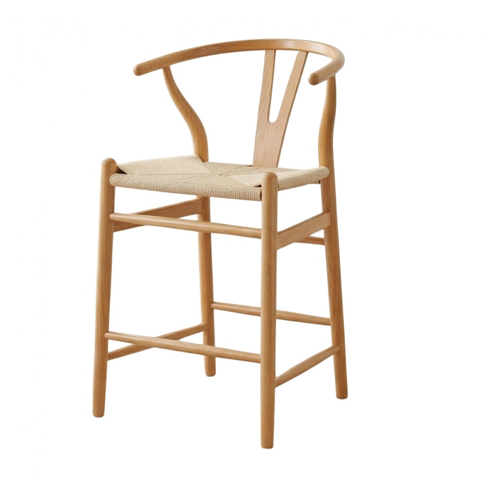 Butaca alta Madera Natural Wishbone - Origen Butaca alta Madera Natural Wishbone - Origen