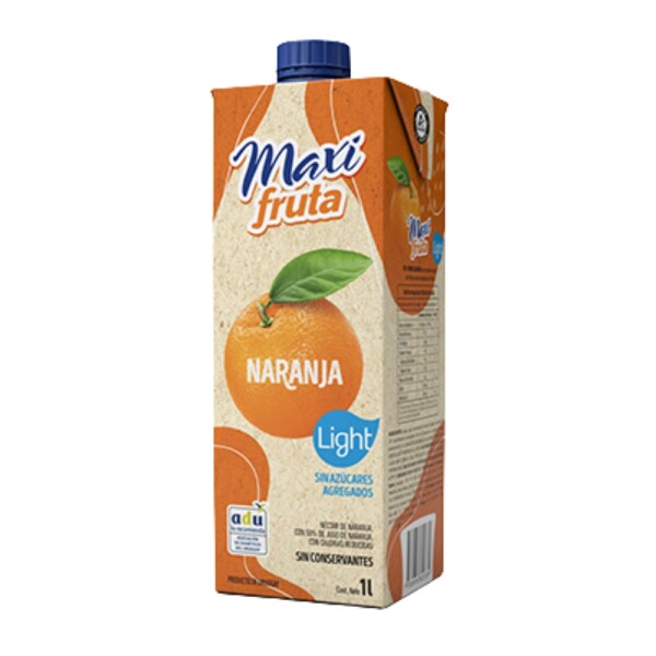 Maxi Fruta Jugo Naranja Light 1l Maxi Fruta Jugo Naranja Light 1l