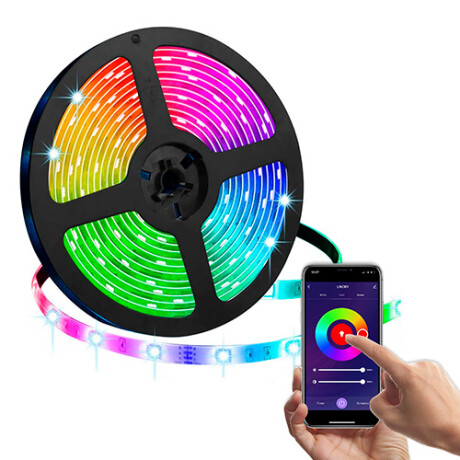 Tira Led de colores RGB 5mt con control remoto 001