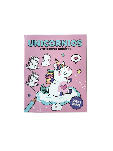 LIBRO UNICORNIOS Y CRIATURAS MAGICAS MULTICOLOR