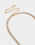 Collares Cortos Con strass Cortos Con Strass - Dorado