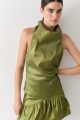 TOP HALTER PARTY Verde
