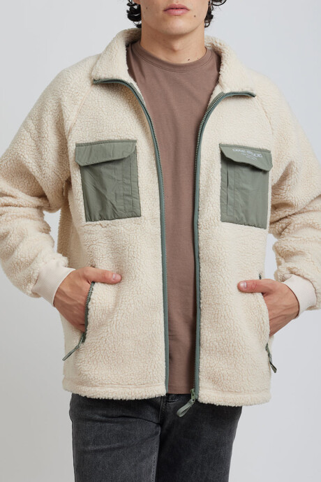 CAMPERA KEIRAN ( SHERPA ) DIXIE Beige