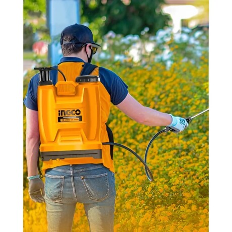 Mochila fumigadora Ingco profesional 16L 4.5 Bar Amarillo