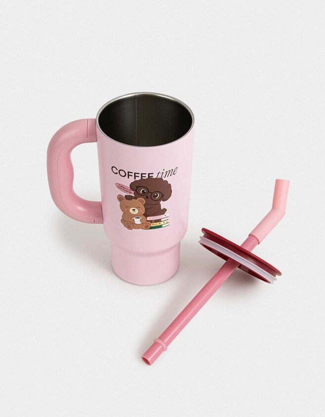 Artículos cocina Vaso Térmico De 700 Ml - Rosa Claro