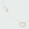 Cadena Magnolia de plata 925 con perlas Cadena Magnolia de plata 925 con perlas
