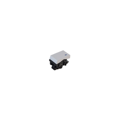 Módulo llave unipolar 10A 250V blanco puro Sica SK3161