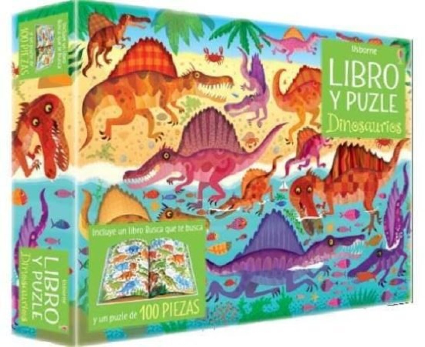 DINOSAURIOS. LIBRO Y PUZLE 