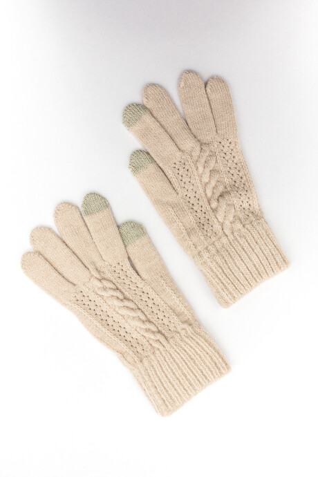 Guantes Milani Beige