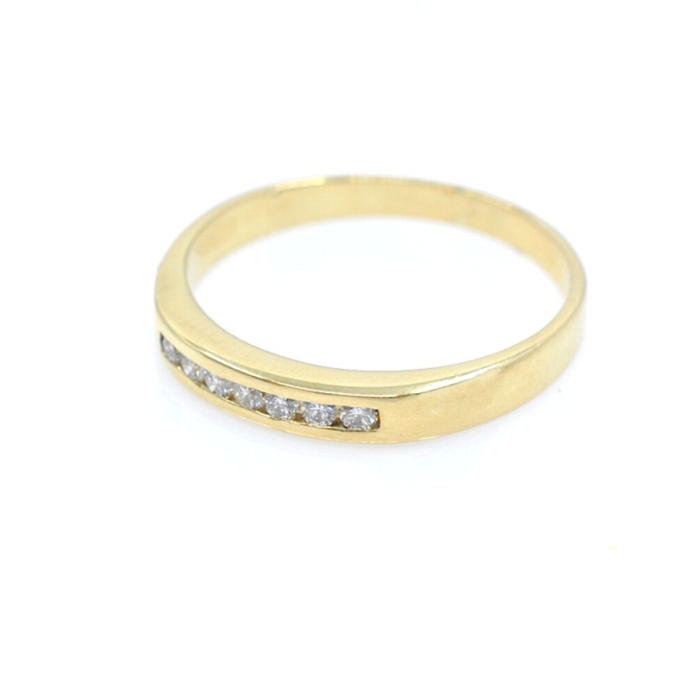 Anillo oro 18k y brillantes Anillo oro 18k y brillantes