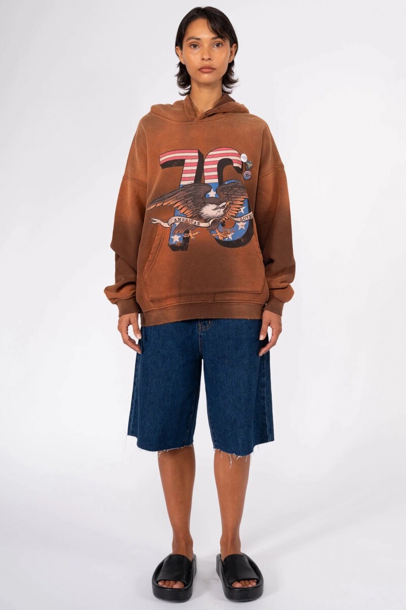 HOODIE OVER LOVELAND Cobre