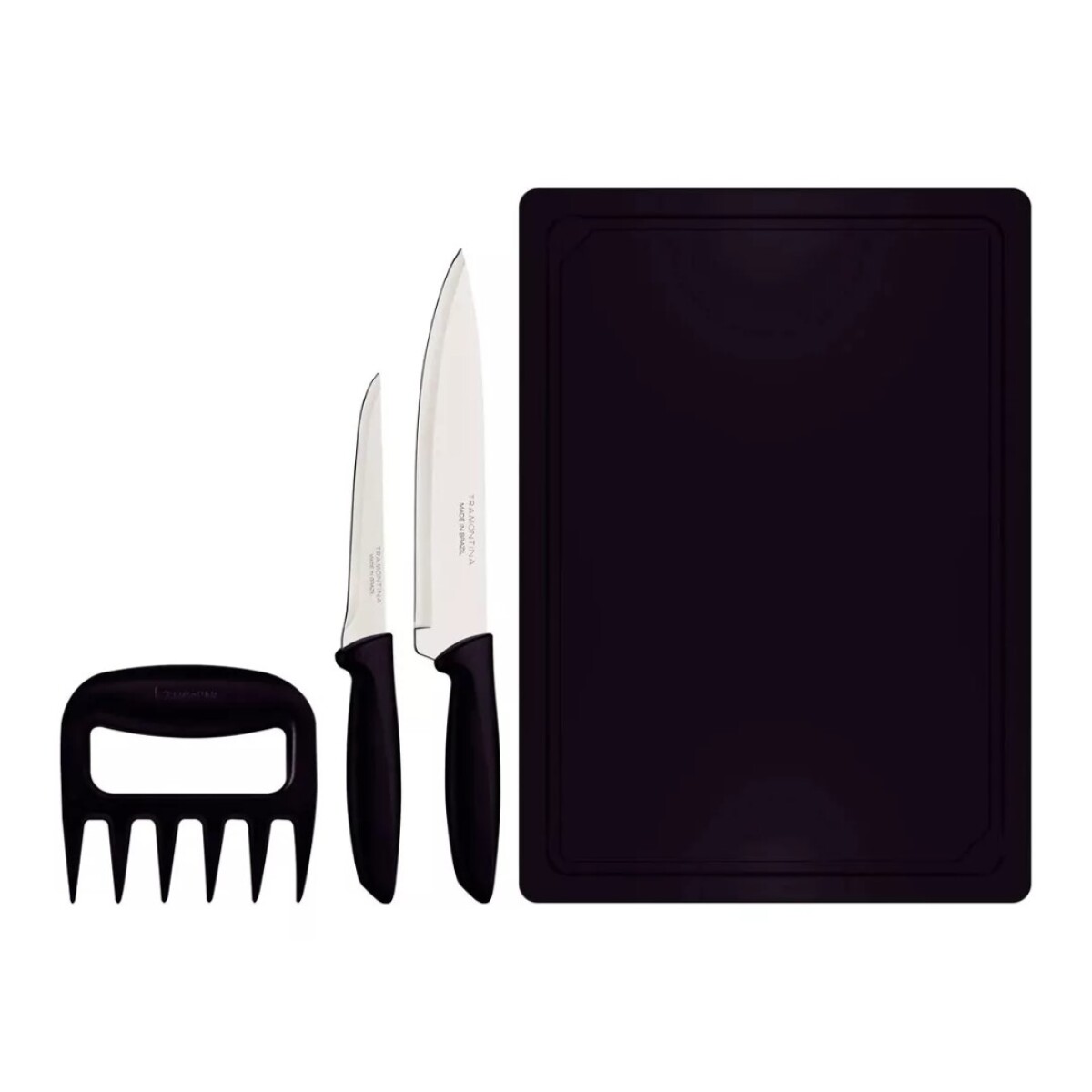 JUEGO DE CUCHILLOS PLENUS TRAMONTINA 4PZS - NEGRO 