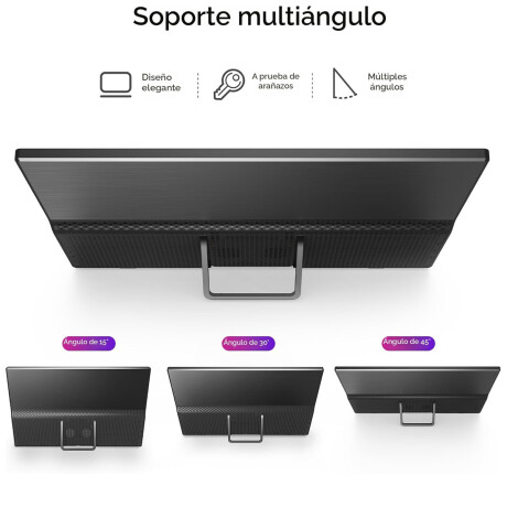 Monitor Portátil YXK Ultra Slim 15,6" FHD USB-C Black Monitor Portátil YXK Ultra Slim 15,6" FHD USB-C Black