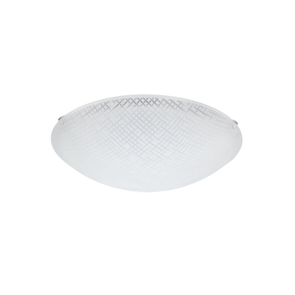 Plafón LED redondo vidrio sati 11W Ø31,5 MARGITTA1 EG0767X