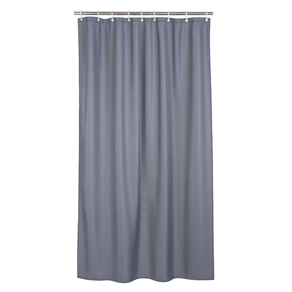 CORTINA BAÑO C/GANCHOS POLIESTER GRIS YALINE