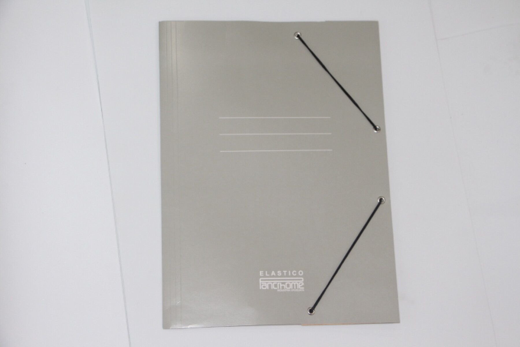 CARPETA PANCHROME CON ELASTICO 307 COLOR GRIS 