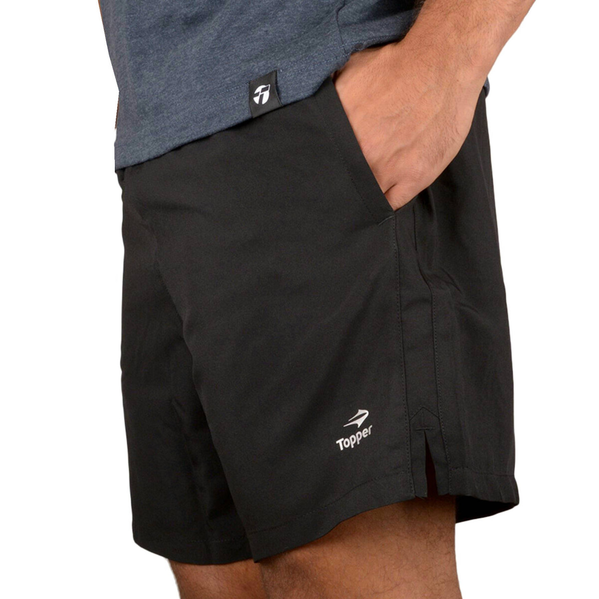 Bermuda de Hombre Topper Trng Vent Men - Negro 