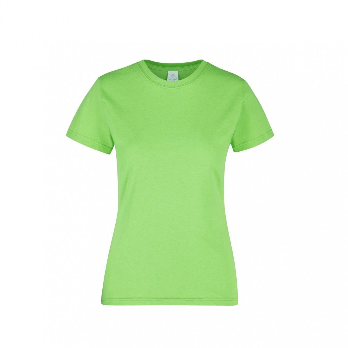 Camiseta a la base dama - Verde lima 