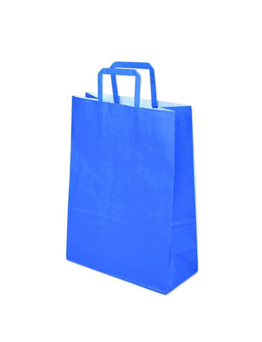 BOLSA LISA ACUARIO 22X10X30 cm - AZUL 