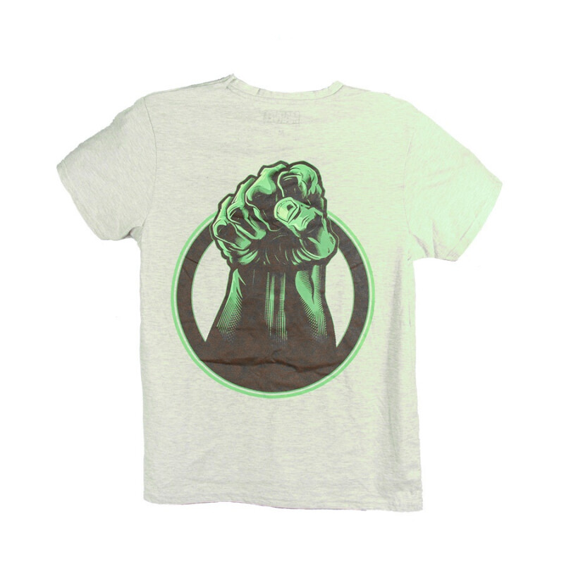 Remera Marvel Hulk de Hombre - AVIASS24002 Gris-melange