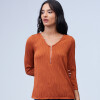 Blusa Zip TERRACOTA