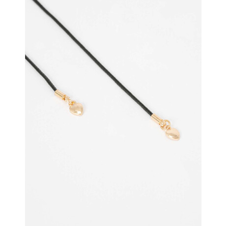 Chocker Con Dijes Corazón Dorado