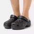 Zueco de Mujer Crocs Classic Plataforma Negro