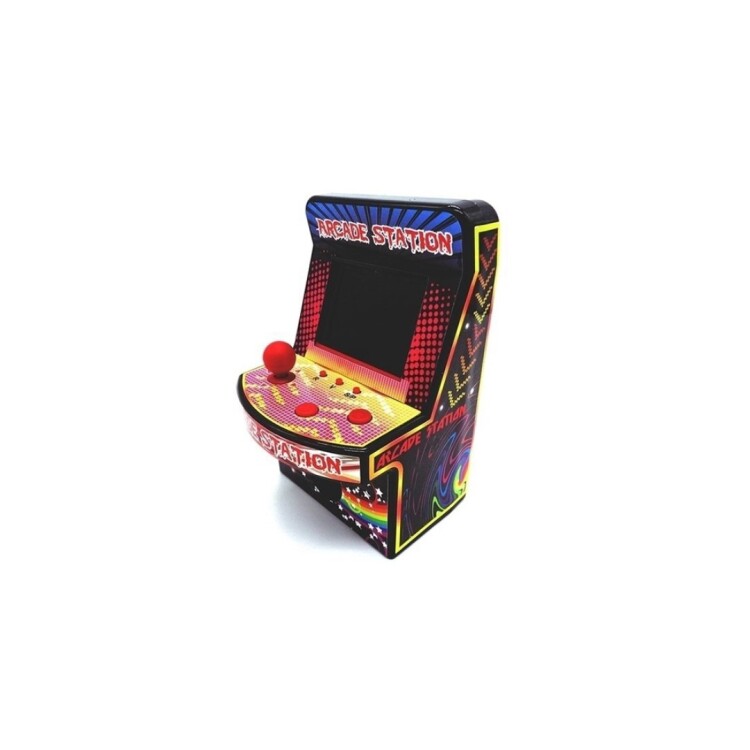 MAQUINITA ARCADE MINI 240 JUEGOS NEGRO