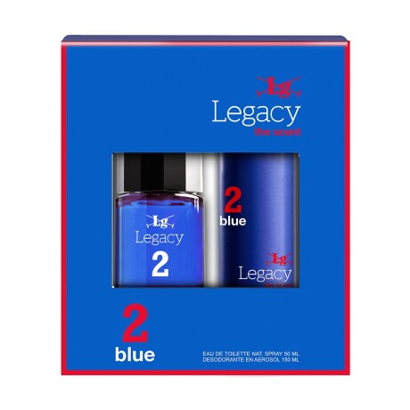 Set Perfume Legacy 2 Blue Edt 50ML y Desodorante 150ML AZUL