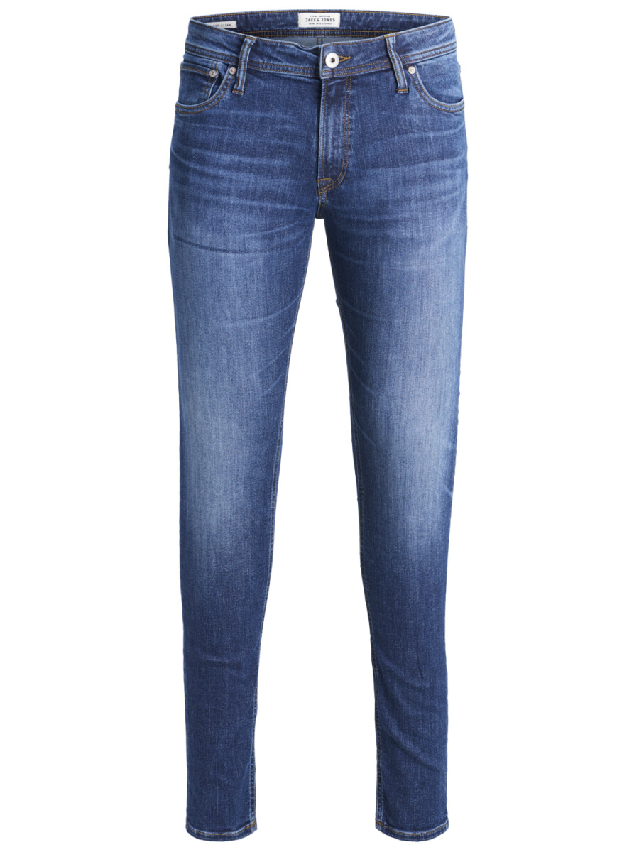 Jeans skinny fit con lavado conservador - Blue Denim 