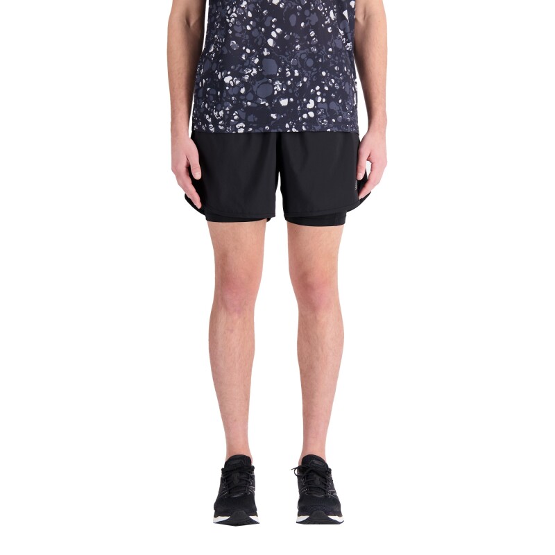 Short New Balance de Hombre - MS33217BK BLACK