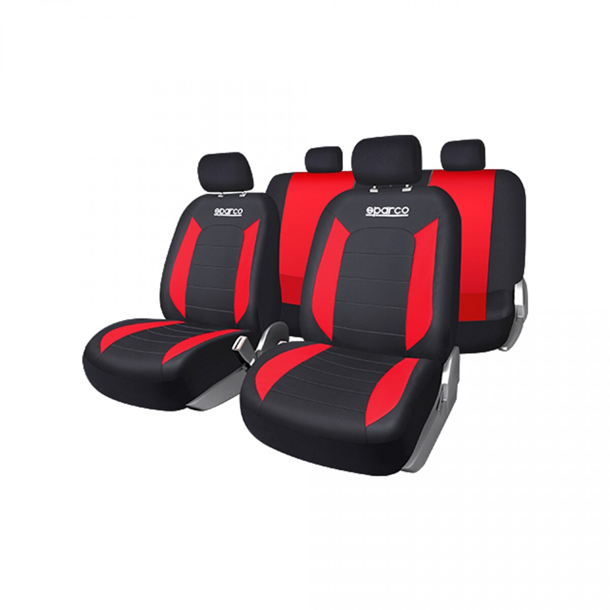 Sparco Cubre Asiento - Rojo 