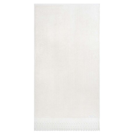TOALLA DE BAÑO ALGODON NATURAL-BEIGE CRYSTAL BUDDEMEYER CREMA