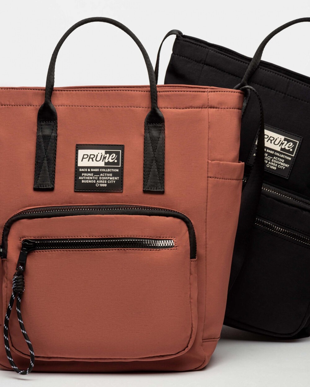 Bolso Al Hombro Forest en Nylon Terracota