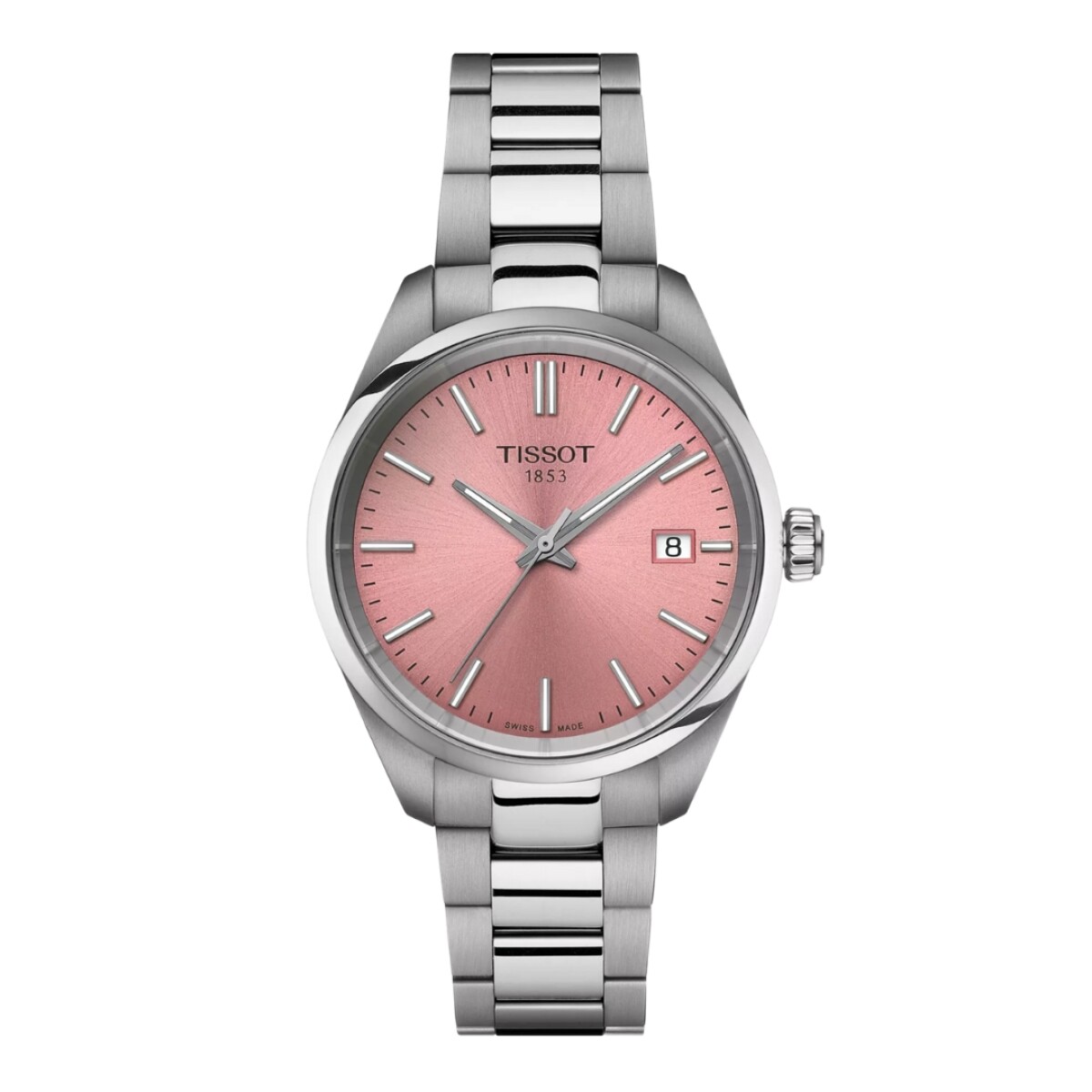 Reloj Tissot T1502101133100 Para Dama Con Correa De Acero 