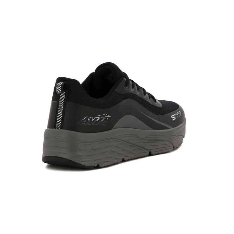 Avia Zapatillas Acordonadas Para Hombre BLACK/ DK GREY Negro-Gris Oscuro