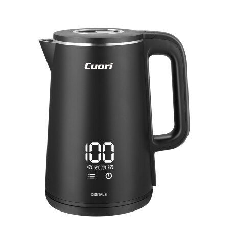 Jarra Eléctrica Cuori Digitale 1.8L 1500W Display LED 360° Negro